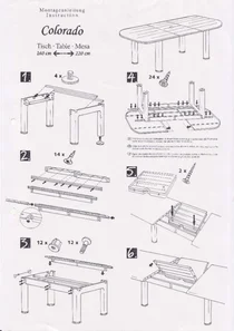 Dateivorschau: Tisch ausziehbar 2 Varianten